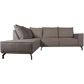 Home67 Hoekbank ron boucle brown 15 links