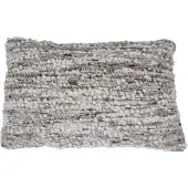 Home67 Kussen mica naturel/brown 40 x 60 cm