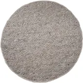 Veer Carpets Vloerkleed steve donker beige rond ø160 cm