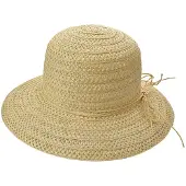 Clayre & Eef Hoed Beige Papierstro