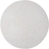 Veer Carpets Vloerkleed ella cream rond ø280 cm