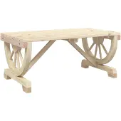 vidaXL Tuintafel 90x50x40 cm massief vurenhout
