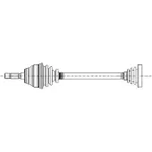 ERA Benelux DA65246 Aandrijfas