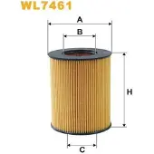WIX FILTERS WL7461 Oliefilter