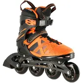 NILS Na14112, zwarte en oranje inlineskates, maat 39, model