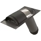 Ubbink rieten dak doorvoer - Ø160-150mm - 25°-60° - 0170210