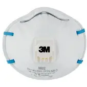 3M Cool Flow stofmasker, FFP2, met ventiel, pak van 10 stuks