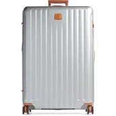 Bric's Capri 4 wielen Trolley 84 cm met uitbreidingsplooi zilverkleurig