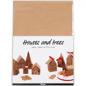 Creativ Company Huizen en bomen karton set