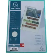 Exacompta L-map A4 Groen PP (Polypropeen) 120 micron 100 Stuks