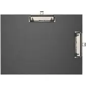 Exacompta 10x Klemplaat in gecoat papier - dubbele klem - 23x32cm voor A4 - Zwart - 18271E
