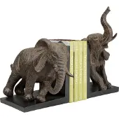 Kare design Boekensteun Elephants 25