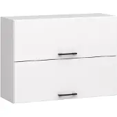Akord Keukenkast modulaire OLIWIA W80 G2 H580 met 2 Deuren / Hangkast / Bovenkast / Furniture Factory / Wit / 80 x 58 x 30 cm