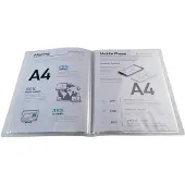 Exacompta Showalbum 85460E A4 Crystal 40 hoezen 12 Stuks