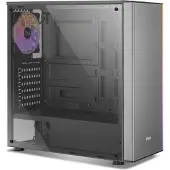 NOX Behuizing Semitour Micro ATX / Mini ITX / ATX Infinity Omega LED RGB, zwart