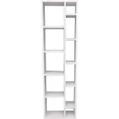 Emob Moderne witte boekenplank met meerdere planken
