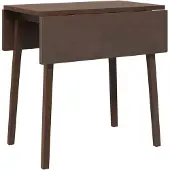 vidaXL Eettafel bruin massief hout rubber