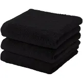 Aquanova Handdoek London Zwart (set van 3)