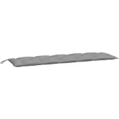vidaXL Tuinbankkussen 180x50x7 cm oxford stof grijs