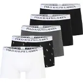 Ralph Lauren Boxershorts 'CLSSIC' lichtgrijs / zwart / wit