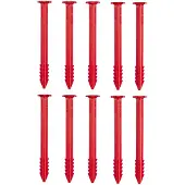 Swiss Piranha Tentharingen Ultralight RT120 (set of 10) (Maat - 120 mm, Kleur - RED)