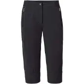 Vaude - Women's Farley Stretch Capri III - Trekkingbroek 44, zwart