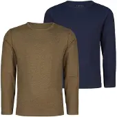 Minymo Shirt navy / kaki