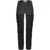 Fjällräven - Women's Keb Trousers - Trekkingbroek 46 - Short, zwart