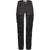 Fjällräven - Women's Keb Trousers - Trekkingbroek 34 - Short, zwart