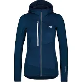 Ortovox - Women's Fleece Grid Hoody - Fleecevest XL, blauw