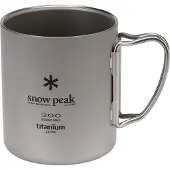 Snow Peak Dubbelwandige titanium mok 300