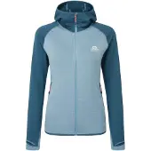 Mountain Equipment - Women's Eclipse Hooded Jacket - Fleecevest 40, turkoois
