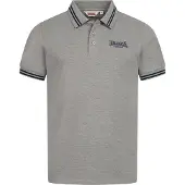 Lonsdale Shirt 'Markham' navy / grijs gemêleerd