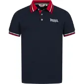 Lonsdale Shirt navy / rood / wit
