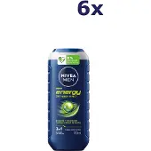 Nivea 6x Men Energy Shower Gel 250ml