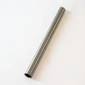 Sanilux Desigsifon verlengbuis met kraag 40 cm gun metal