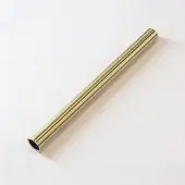 Sanilux Desigsifon verlengbuis met kraag 40 cm goud geborsteld