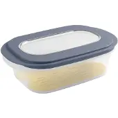 Sunware Kaasdoos met tray transp./blauw blauw Kunststof Vershouddoos