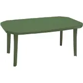 Grosfillex Miami Tafel 165x100cm Groen Grijs grijs Kunststof Tafel
