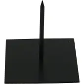 HBX natural living Ijzeren voet 18x18x18cm standaard Zwart zwart IJzer