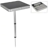 Redcliffs Campingtafel 26x26x43cm Grijs Zwart zwart Metaal Campingtafel
