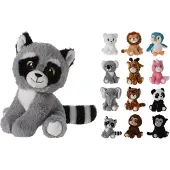 Tender Toys Pluche Wild Dier 15x14x18cm Verschillende verschillende Polyester
