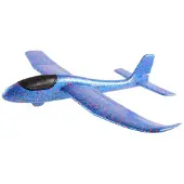 Merkloos Zweefvliegtuig Eva Plane 84cm Blauw blauw Polyester Merkloos Vlieger