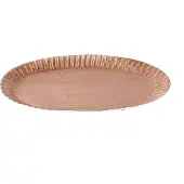 HBX natural living Tray Metaal 24x41xh3,5cm Rose Roze roze Metaal Decoratieve