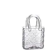 Ideas 4 Seasons Elysee Glazen Handtas Vaas 19x11x28cm Transparant transparant Keramiek Ideas 4