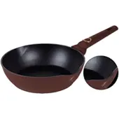 Berlinger Haus BH Diepe Koekenpan 28cm Leonardo Rood rood Aluminium Pan
