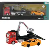 Toi-Toys Toi Toys Sleepwagen Met Takel En Auto Verschillende verschillende Kunststof
