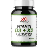 XXL Nutrition Vitamine D3 (1000 IU) + K2 (45 mcg) - 60 tabletten