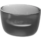 Riho Oval waskom solid surface frosted smoke