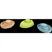 PlanToys Badspeelgoed - Natuurlijk Rubber - Speedboot/Onderzeeër - - OneSize - Badspeelgoed